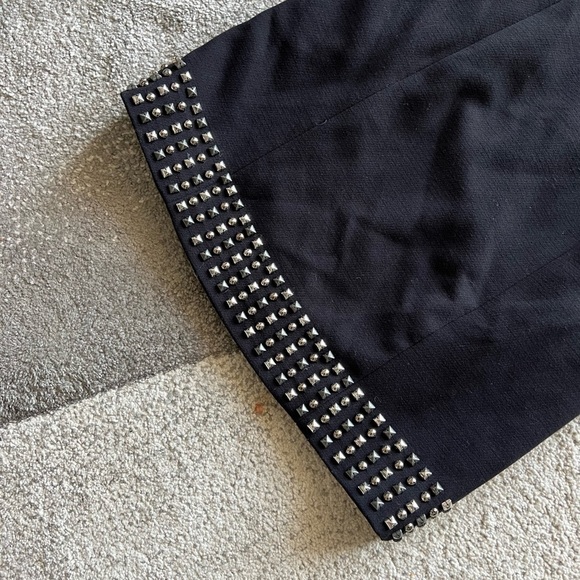 Michael Kors Black Embellished Long Sleeve Sheath Dress - Picture 4 of 5